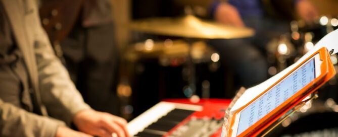 Piano Guitar and Drums