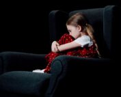 Anxious Girl who has stage fright