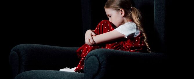 Anxious Girl who has stage fright