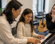 New Burlington Student Learning Music